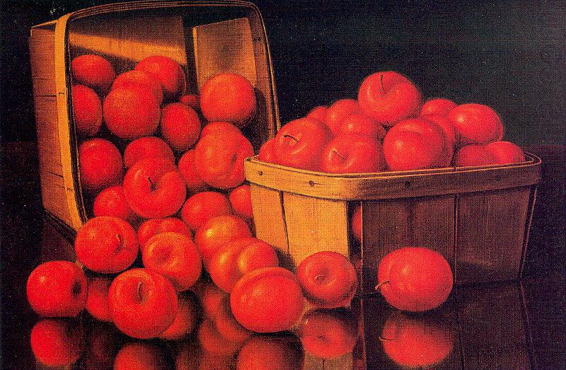 Prentice, Levi Wells Baskets of Red Plums china oil painting image